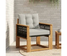 Lauko Vidurinis Sofa Kietos akacijos mediena Natūrali