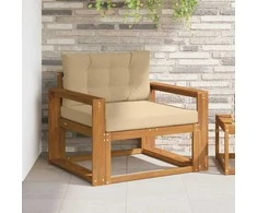 Lauko Vidurinis Sofa Natūrali