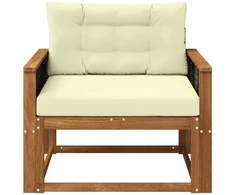 Lauko Vidurinis Sofa Kietos akacijos mediena Natūrali