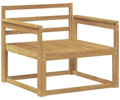 Lauko Vidurinis Sofa Kietos akacijos mediena Balta