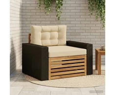 Lauko Vidurinis Sofa Kietos akacijos mediena Natūrali