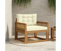 Lauko Vidurinis Sofa Kietos akacijos mediena Natūrali