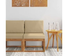 Lauko Vidurinis Sofa Kietos akacijos mediena