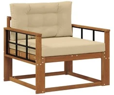 Lauko Vidurinis Sofa Natūrali