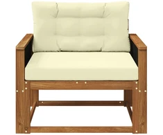 Lauko Vidurinis Sofa Kietos akacijos mediena Natūrali