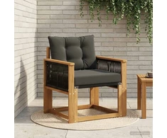 Lauko Vidurinis Sofa Kietos akacijos mediena Natūrali