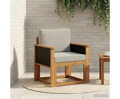 Lauko Vidurinis Sofa Kietos akacijos mediena Natūrali