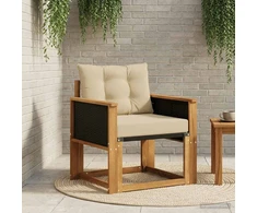Lauko Vidurinis Sofa Kietos akacijos mediena Natūrali