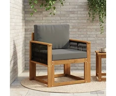 Lauko Vidurinis Sofa Kietos akacijos mediena Natūrali