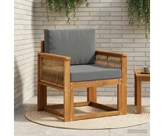 Lauko Vidurinis Sofa Kietos akacijos mediena Natūrali