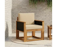 Lauko Vidurinis Sofa Kietos akacijos mediena Natūrali