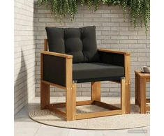 Lauko Vidurinis Sofa Kietos akacijos mediena Natūrali