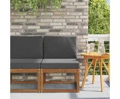 Lauko Vidurinis Sofa Kietos akacijos mediena Natūrali