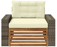 Lauko Vidurinis Sofa Natūrali