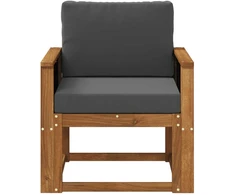 Lauko Vidurinis Sofa Kietos akacijos mediena Natūrali