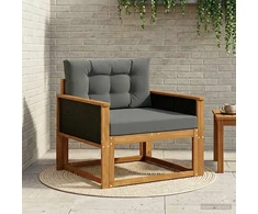 Lauko Vidurinis Sofa Kietos akacijos mediena Natūrali