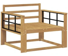 Lauko Vidurinis Sofa Kietos akacijos mediena Balta