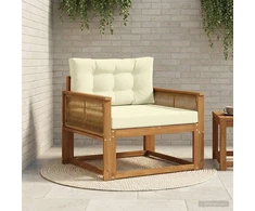 Lauko Vidurinis Sofa Kietos akacijos mediena Natūrali