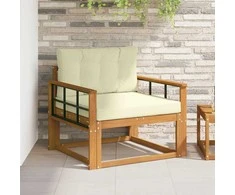 Lauko Vidurinis Sofa Natūrali