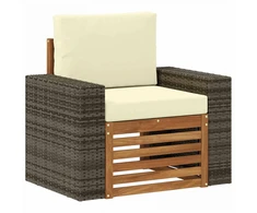 Lauko Vidurinis Sofa Natūrali