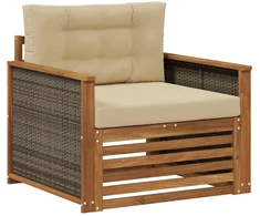 Lauko Vidurinis Sofa Natūrali