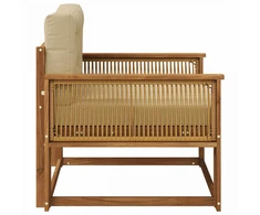 Lauko Vidurinis Sofa Natūrali