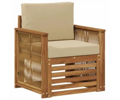 Lauko Vidurinis Sofa Natūrali