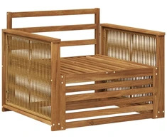 Lauko Vidurinis Sofa Natūrali