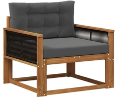 Lauko Vidurinis Sofa Natūrali