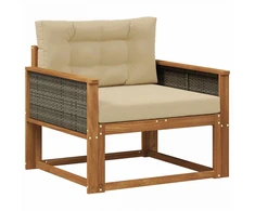 Lauko Vidurinis Sofa Natūrali