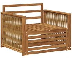 Lauko Vidurinis Sofa Natūrali