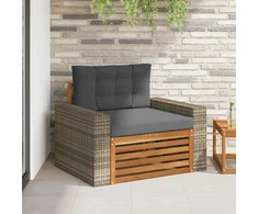 Lauko Vidurinis Sofa Natūrali