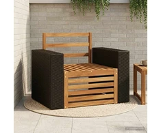 Lauko Vidurinis Sofa Natūrali