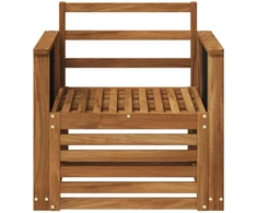 Lauko Vidurinis Sofa Natūrali