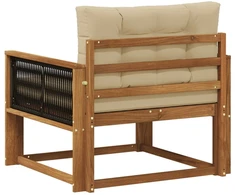 Lauko Vidurinis Sofa Natūrali