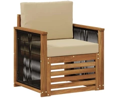 Lauko Vidurinis Sofa Natūrali