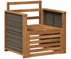 Lauko Vidurinis Sofa Natūrali