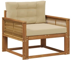 Lauko Vidurinis Sofa Natūrali