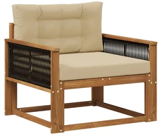 Lauko Vidurinis Sofa Natūrali