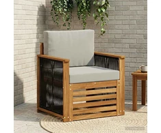 Lauko Vidurinis Sofa Natūrali