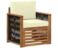 Lauko Vidurinis Sofa Natūrali