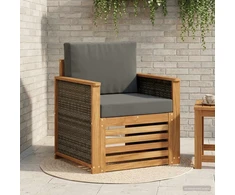 Lauko Vidurinis Sofa Natūrali