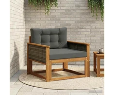 Lauko Vidurinis Sofa Natūrali