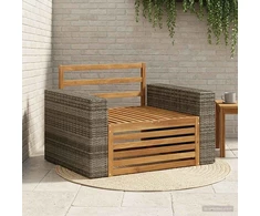 Lauko Vidurinis Sofa Natūrali