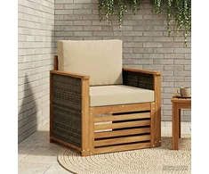 Lauko Vidurinis Sofa Natūrali