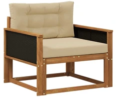 Lauko Vidurinis Sofa Natūrali