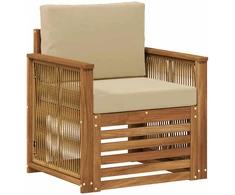 Lauko Vidurinis Sofa Natūrali