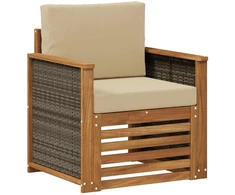 Lauko Vidurinis Sofa Natūrali