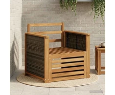 Lauko Vidurinis Sofa Natūrali