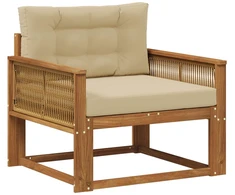 Lauko Vidurinis Sofa Natūrali